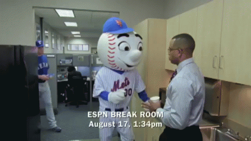 Mr Met Is Annoyed GIF