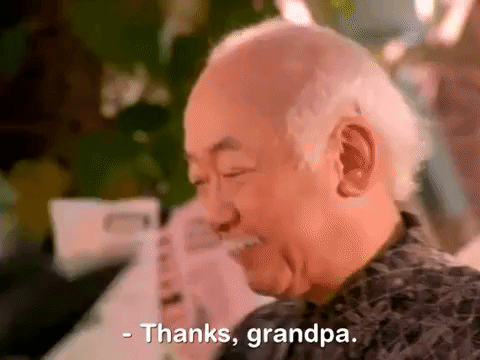 Mr Miyagi Thanks Grandpa Mystery Files Of Shelby Woo GIF