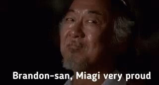 Mr Miyagi Very Proud Nod GIF