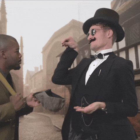 Mr Monopoly Giving Money To Beggar GIF