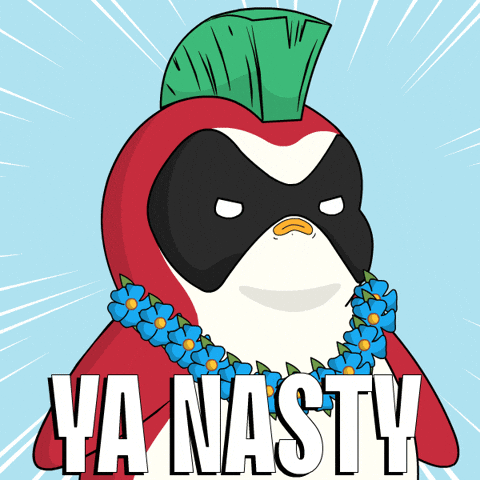 Mr Nasty Time Masked Penguin GIF