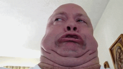 Mr Pingo Chin Face Pulls GIF