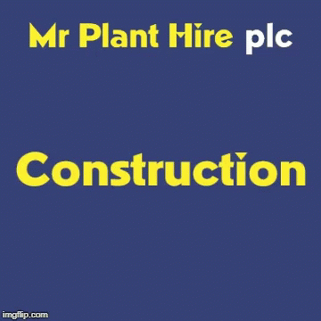 Mr Plant Hire PLC Telehandlers Yellow Tractor
