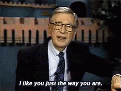 Mr Rogers I Like You Just You Are GIF