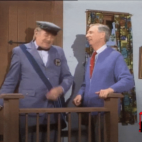 Mr Rogers Saving Man GIF