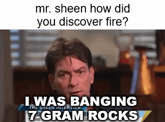 Mr. Sheen Discovering Fire GIF