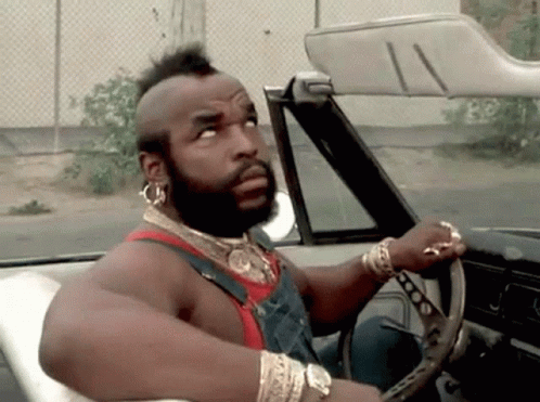 Mr T Eyes Rolled Back Loop GIF
