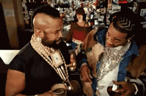 Mr T Showing Off Blings GIF