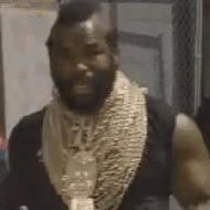 Mr. T With Gold Chains Dancing GIF