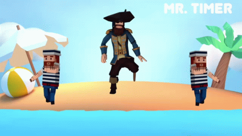 Mr. Timer Pirate GIF