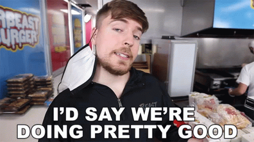 Mrbeast Meme I'd Say We're Doing Pretty Good GIF