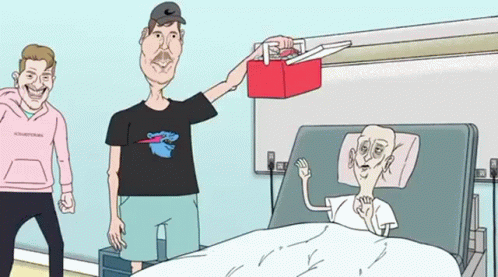 Mrbeast Meme Playing With His Sick Friend GIF