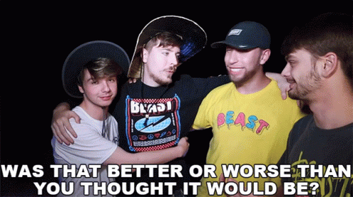 Mrbeast Meme With His Buddies GIF