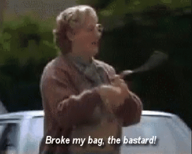 Mrs Doubtfire Broken Bag GIF