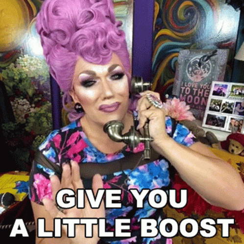 Mrs Kasha Davis Give You A Little Boost GIF