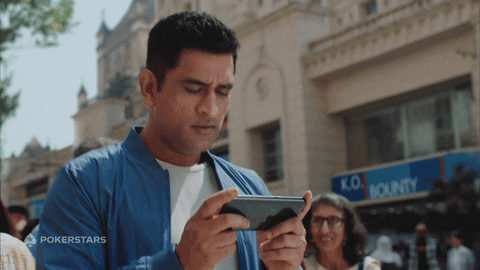 Ms Dhoni Poker Disappointed GIF