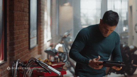 Ms Dhoni Poker Motorbike GIF