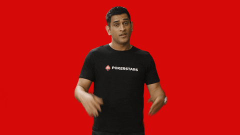 Ms Dhoni Poker So What GIF