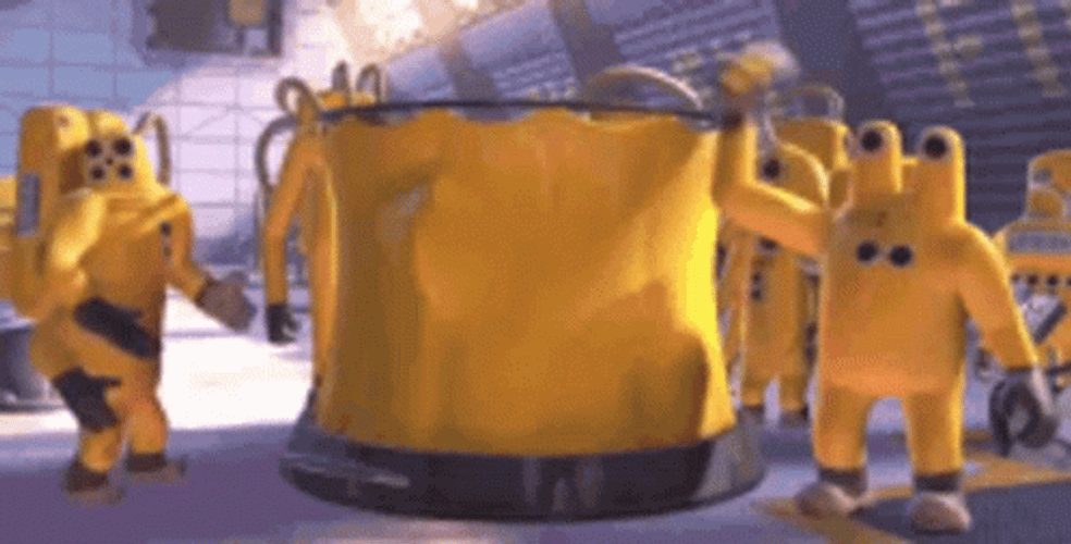 Ms. Roz Tricks In Monsters Inc GIF