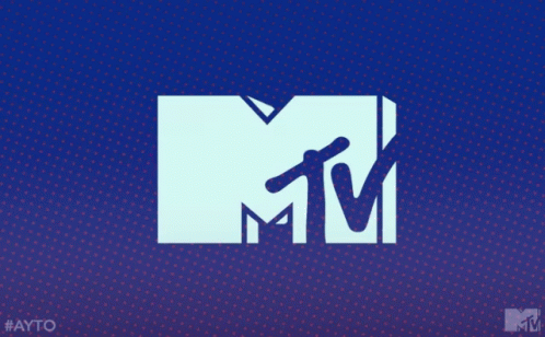 MTV Logo With Pink Heart GIF