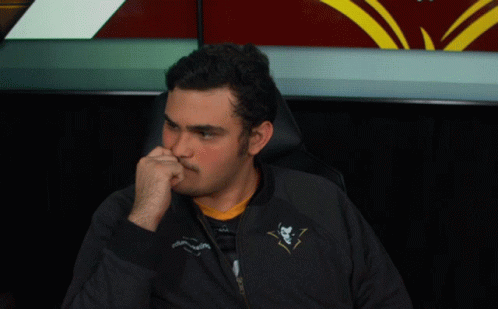 Guy Waiting Nail Biting GIF