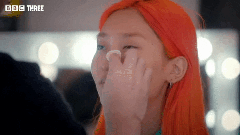 Mua Apply Foundation On Face GIF