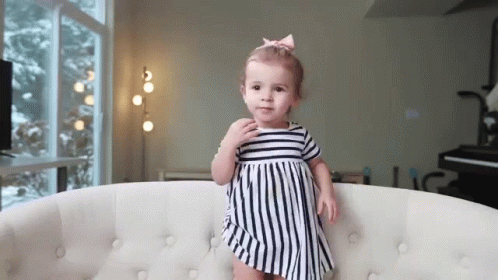 Cute Baby Muah Blowing Kiss GIF