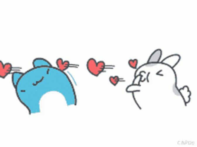 Muah Bugcat Air Kisses GIF