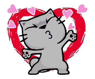 Muah Cat Sticker