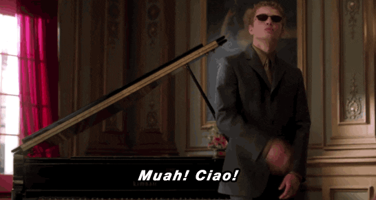 Muah Ryan Phillippe Ciao GIF