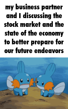 Mudkip Discussing A Business GIF