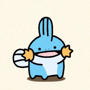 Mudkip Look Left And Right GIF