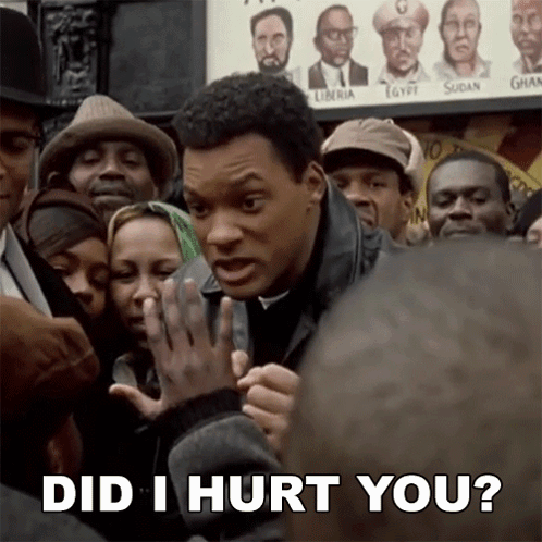 Muhammad Ali Asking Did I Hurt You GIF