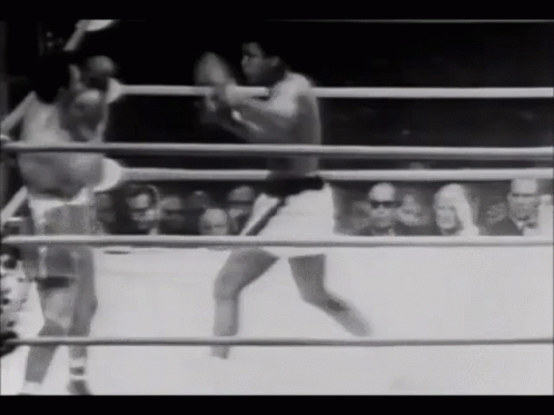 Muhammad Ali Continuous Punch GIF