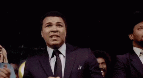 Muhammad Ali Executing Punch Fight GIF