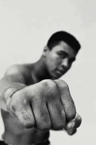 Muhammad Ali Fist Modelling GIF