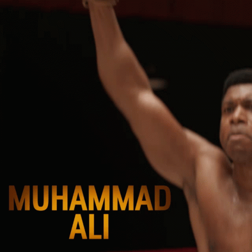Muhammad Ali Jumping Win GIF