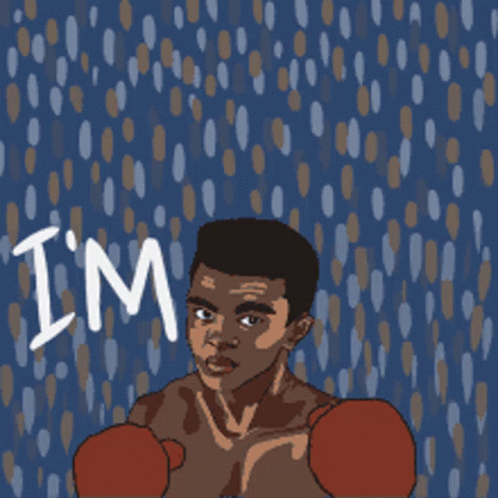 Muhammad Ali Says Im Handsome GIF