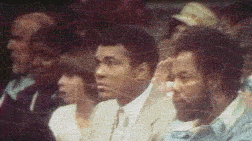 Muhammad Ali Stand To Wave GIF
