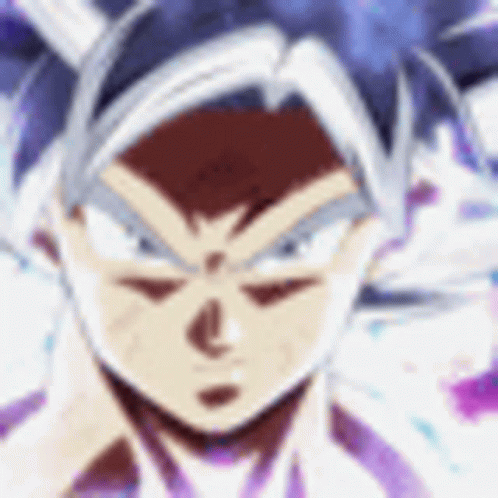 Mui Goku Dragon Ball Fierce Stare GIF