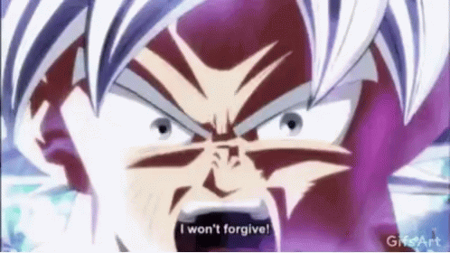 Mui Goku Dragon Ball I Won't Forgive GIF