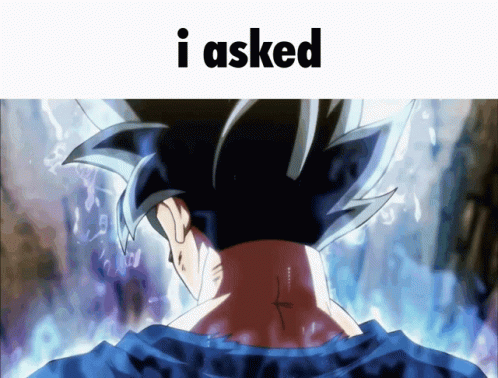Mui Goku I Asked Dragon Ball GIF