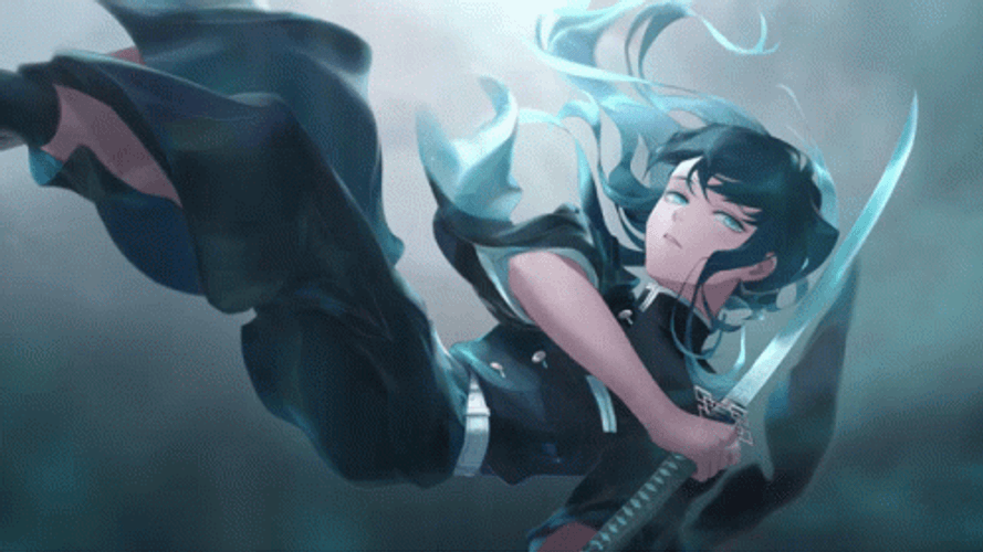 Muichiro Tokito Falling GIF