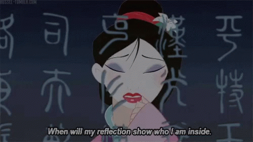 Hua Mulan My Reflection Chinese GIF