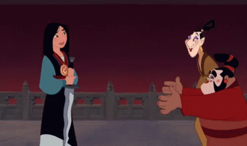 Mulan Chien-po Ling Yao Hug GIF