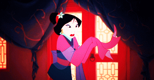 Mulan Catching Fly In China GIF