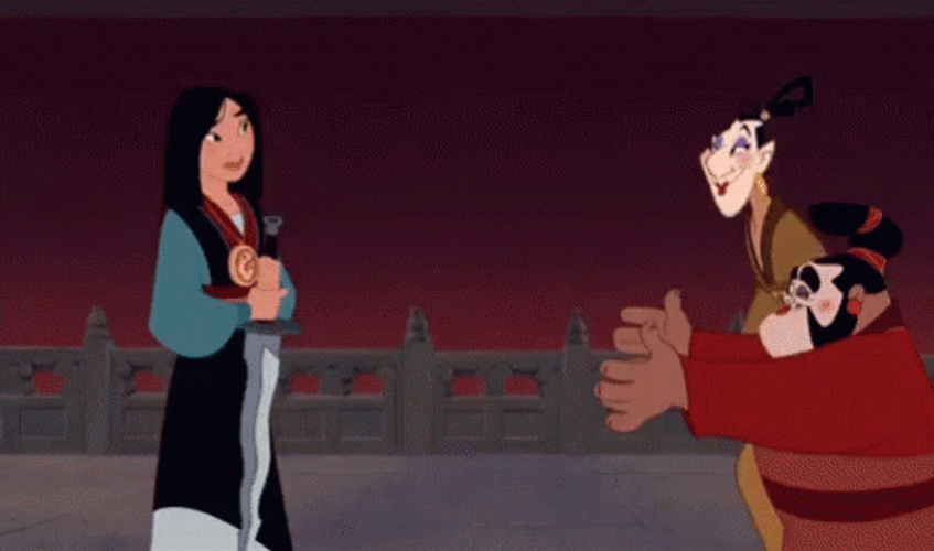 Mulan Chien-Po Ling Yao Hug GIF