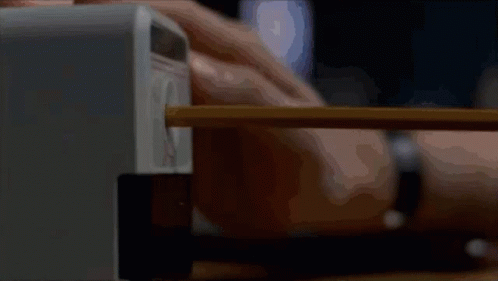 Mulder Sharpening Pencil GIF