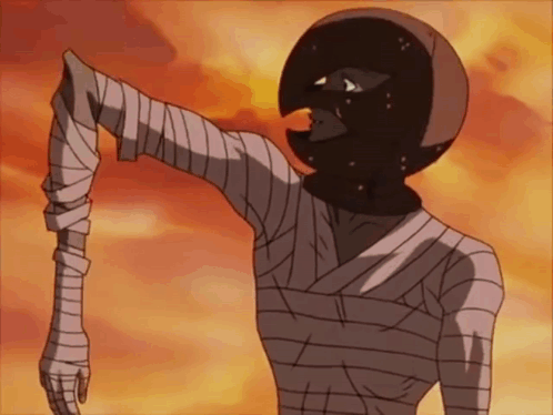 Mummy With Bandaged Arms