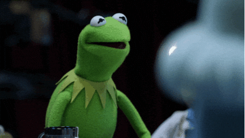 Muppet Kermit Falling Off Building GIF